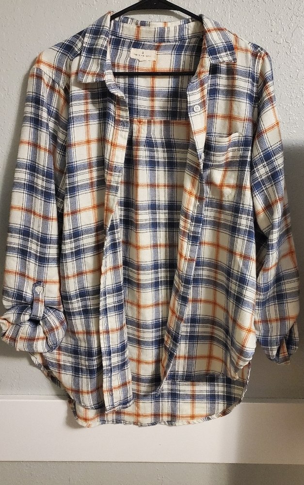 Long Sleeve Plaid Button Down